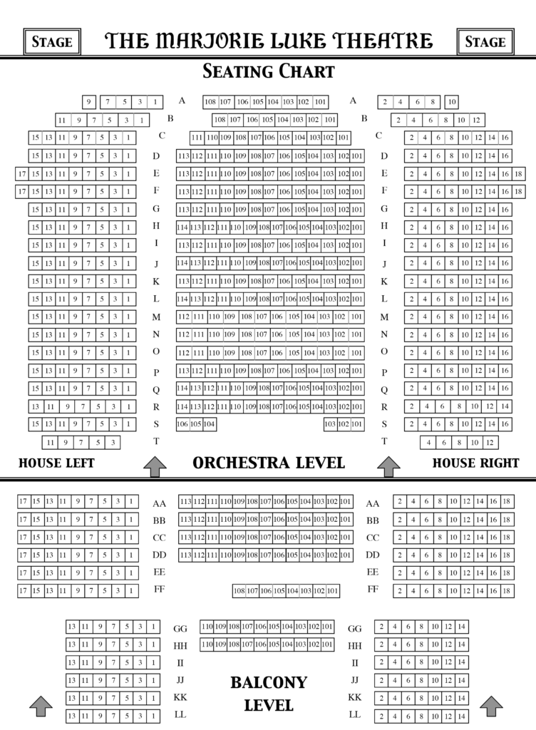 Seating - The Luke Theatre